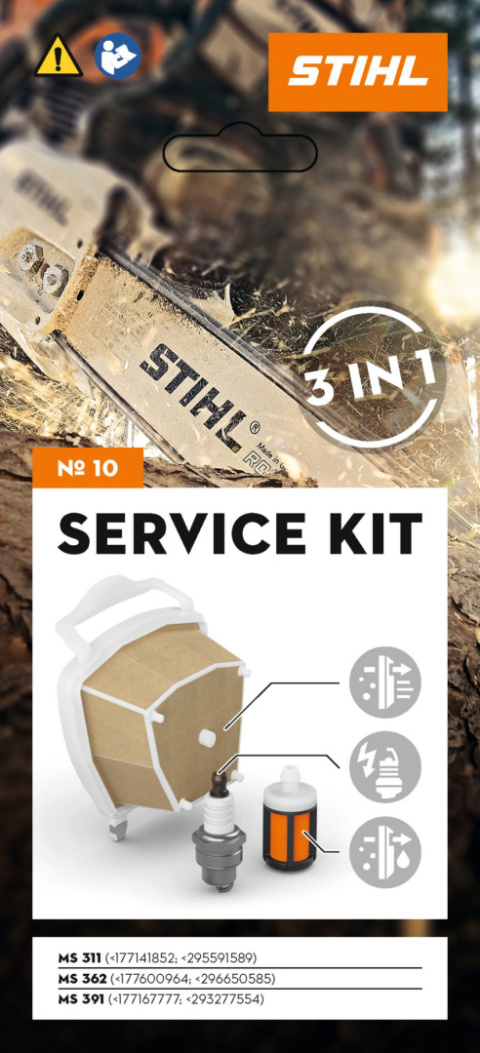 Zestaw serwisowy nr 10 do pilarek STIHL MS 311, MS 362, MS 391 11400074100 agroveo Zestaw serwisowy nr 10 do pilarek STIHL MS 311, MS 362, MS 391 11400074100 agroveo