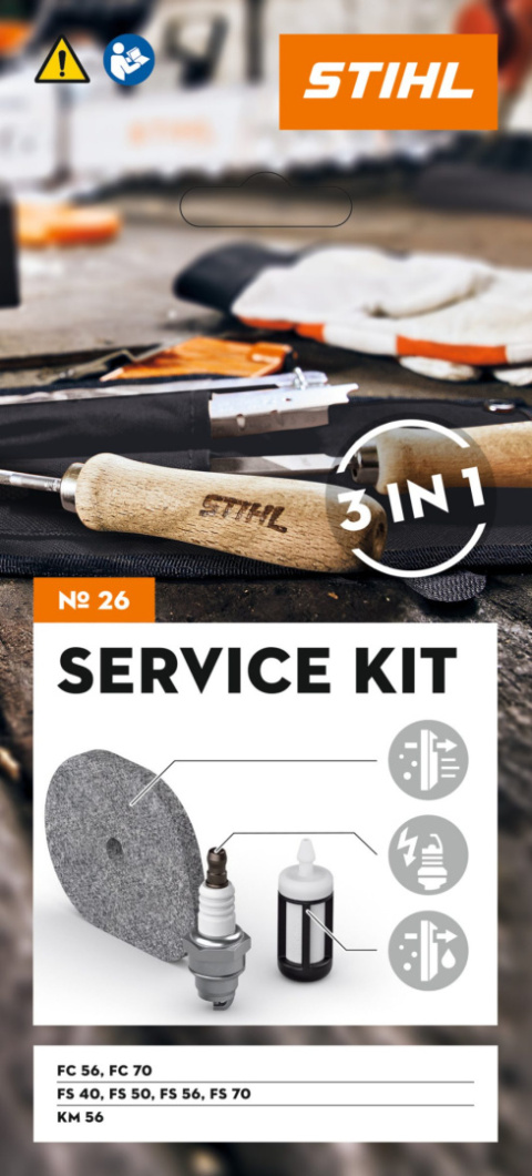 Zestaw serwisowy nr 26 do kos STIHL FS 40, FS 50, FS 56, FS 70 i innych urządzeń spalinowych 41440074100 agroveo Zestaw serwisowy nr 26 do kos STIHL FS 40, FS 50, FS 56, FS 70 i innych urządzeń spalinowych 41440074100 agroveo