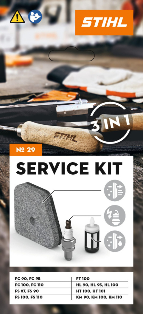 Zestaw serwisowy nr 29 do kos STIHL FS 87, FS 90, FS 100, FS 110 i innych urządzeń spalinowych 41800074101 agroveo Zestaw serwisowy nr 29 do kos STIHL FS 87, FS 90, FS 100, FS 110 i innych urządzeń spalinowych 41800074101 agroveo