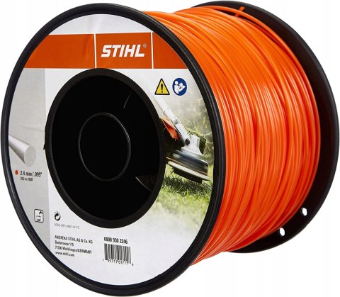 Żyłka tnąca okrągła STIHL Ø 2,4 mm x 253 m pomarańczowa 00009302246 agroveo