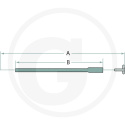 Linka gazu 1-34-643-098 38002620 Case Steyr agroveo