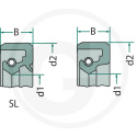 Uszczelniacz A35x47x7D 65654510135 Ursus C-330