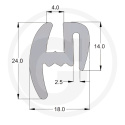 Uszczelka szyby 20mb profil TN 65649300000 C-330 C-360 Zetor