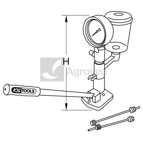 Urządzenie do sprawdzania dysz wtryskowy 7884550120 455.0120