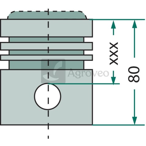 Tłok kpl. 38099639 19077-21912, 1907721912