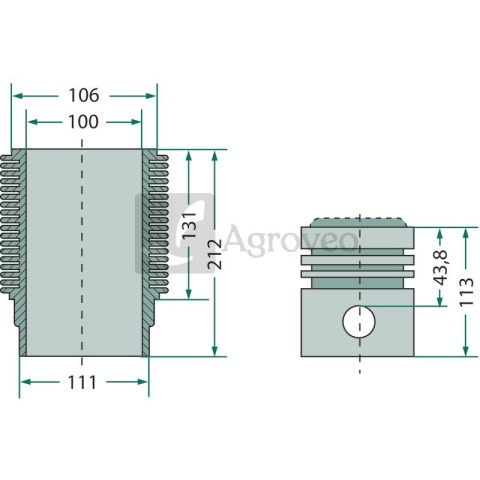 Zestaw naprawczy silnika 7571514590 Zestaw naprawczy silnika 7571514590