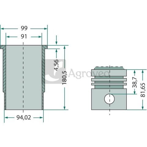 Zestaw naprawczy silnika 75740073960