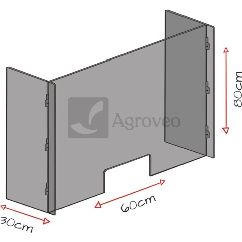 Osłona na ladę 6273005