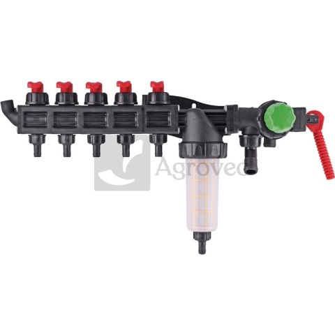 Rozdzielacz hydrauliczny 5 sekcyjny HD 12523045 228123 Rozdzielacz hydrauliczny 5 sekcyjny HD 12523045 228123