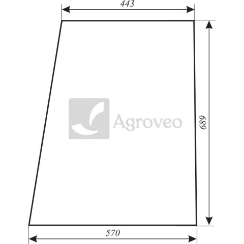 Szyba górna okno lewe prawe kabina Chojnów stary nowy typ Ursus C330 C360 12342928 96