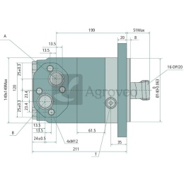 Silnik hydrauliczny 667SMV800