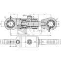 Siłownik hydrauliczny 679CJ2F5028320 CJ2F-50/28/320-00