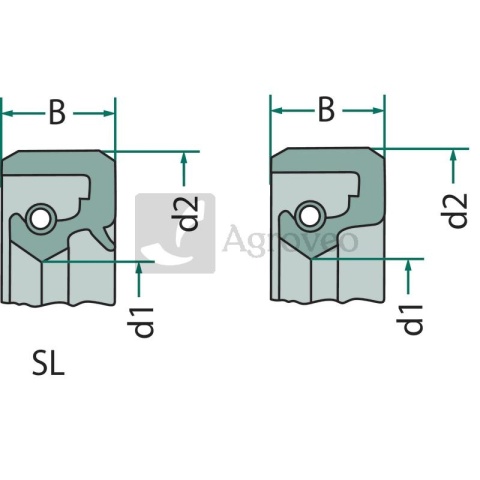 Pierścień dwuwargowy 65650X65X8 Bizon Z-056/Z-058 Pierścień dwuwargowy 65650X65X8 Bizon Z-056/Z-058