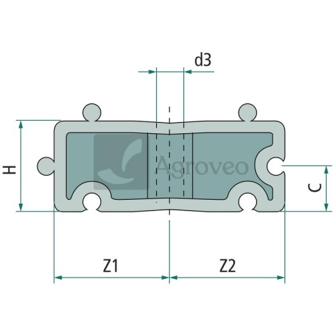 Mocowanie dystansowe 40504050701 Mocowanie dystansowe 40504050701