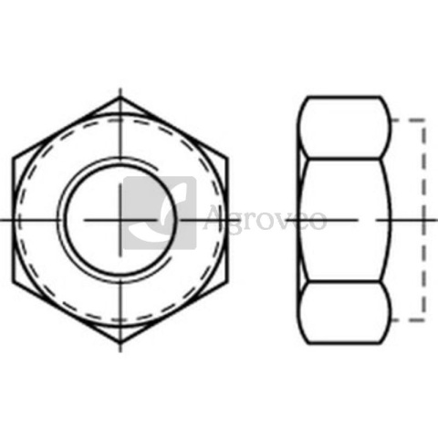 Nakrętka skrzydełkowa M16x1,5 DIN 985 485985 M16X1.5 V