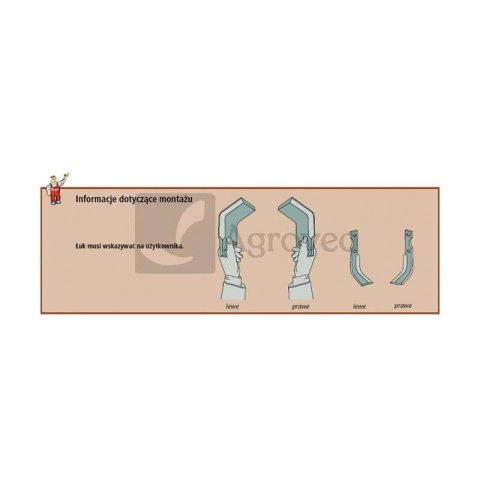 Nóż wygięty 180GOL-17L 9401, 9402 Nóż wygięty 180GOL-17L 9401, 9402