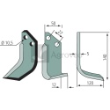 Nóż wygięty 180MUR-09L 12015300