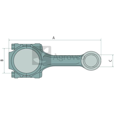 Korbowód 715793510 793510