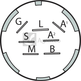 Stacyjka kluczyka zapłonowego 18270059 163968, 532 17 55-66, 175566, 539 10 75-41, 175442, 430-445