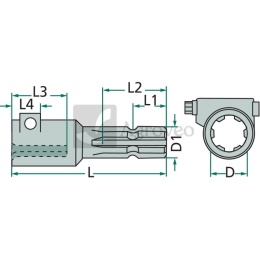Złączka redukcyjna 6147500138121175 13168