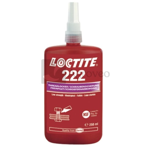 Zabezpieczenie gwintu Loctite 222, 10 ml 500267358