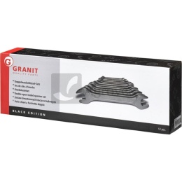 Zestaw dwustronnych kluczy szczękowych 12 el. 7301355