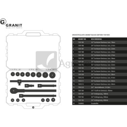Zestaw klucza nasadowego 3/4″ 7301003