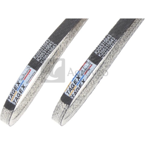 Zestaw pasków klinowych 12295643 K205315640, K205315643