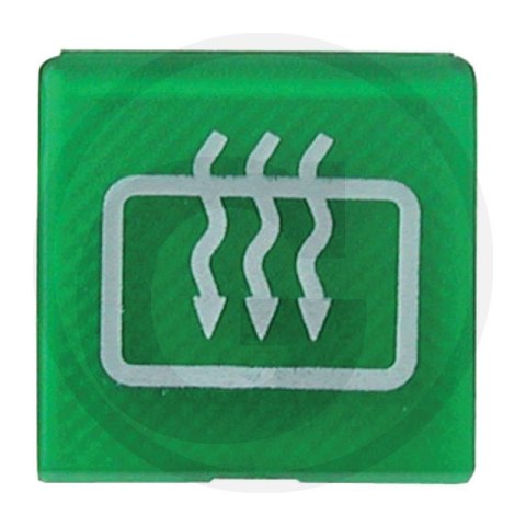 Wkładka przełącznika z symbolem ogrzewania szyby tylnej 4559XT 714300741 agroveo Wkładka przełącznika z symbolem ogrzewania szyby tylnej 4559XT 714300741 agroveo