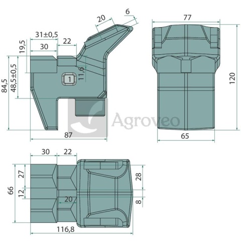 Kruszarka do kamienia 179016664 112800066-K