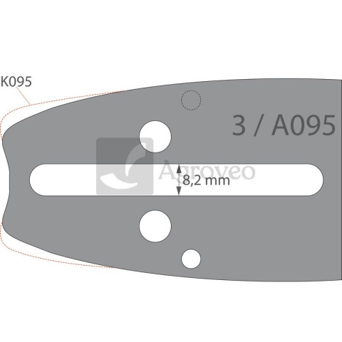 Schiene 3/8" 1.5 sm 11t 56dl 732585943456 585943456