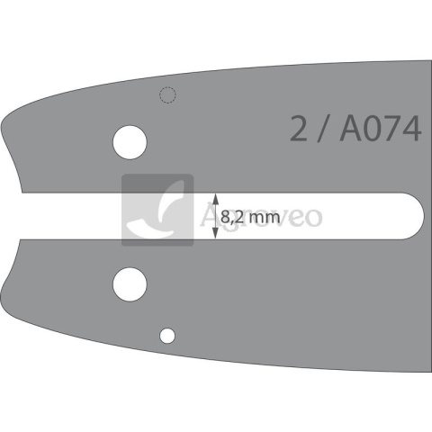 Zestaw prowadnic łańcucha 2 + 1 55290024