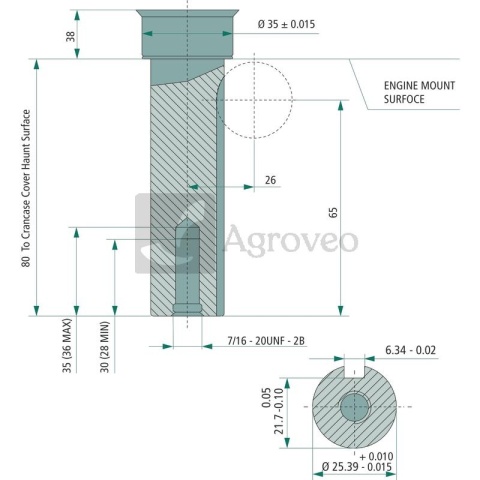 Silnik 11126062 T460006421-0001012